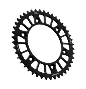 JT Takaratas Alumiini 7075 T6 Musta JTA210.44BLK kuva