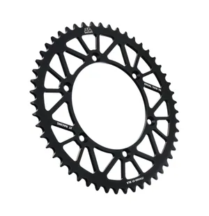 JT Takaratas Alumiini 7075 T6 Musta JTA460.51BLK kuva