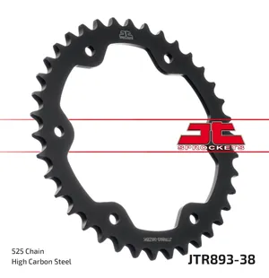 JT Takaratas ZBK - Musta Zinc JTR893.38ZBK kuva