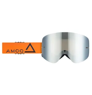 AMOQ Vision Magnetic Crossglasögon Orange-Black - Silver Mirror image