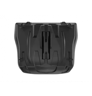 each of them has a flap with a support.4 rubber locks and a seal ensure a tight fit of the lid, that guarantees tightness and reliability of the trunk.At the bottom of the roof there are special recesses that allow you to install a stereo system of 5 spea kuva