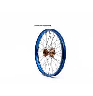 Haan wheel YZF 250/450 14- 21-1,60 BLUE RIM/POLISHED ALLOY HUB kuva