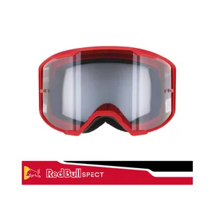 Spect Red Bull Strive MX Goggles Single lens Red/Black clear image