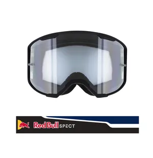 Spect Red Bull Strive MX Goggles Single lens Black/Blue clear image