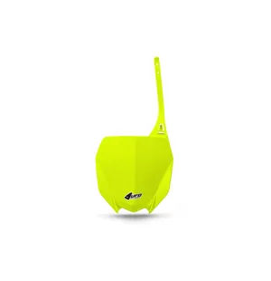 UFO Etunumerokilpi YZ250F 19-23 YZ450F 18-22 Fluo Yellow DFLU kuva
