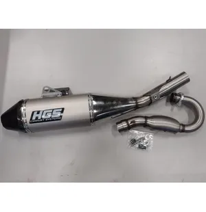 HGS Täysputkisto 4T CRF250R 22-24 Carbon Grey kuva