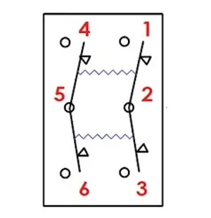 Katkaisija (ON)-OFF-(ON) ilman LED kuva