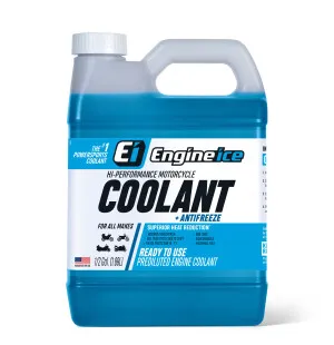 <p>Engine Ice är en kylvätska som sänker motorns arbetstemperatur till och med ner till 10°C! Kallare motor ger större effekt och skyddar mot skador som överhettning kan ge.</p><p>Speciellt problem från 4-taktares benägenhet att "koka" minskar märkbart me kuva