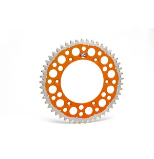 Renthal Takaratas Twinring SX+F 90-HVA 14 48t - Oranssi kuva