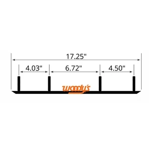 Woodys Trail Hardweld 6" 60° Ohjausrauta C&A Pro kuva