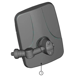 DFK Peili (1kpl.) "SMAT Nord" Can Am Maverick Polaris RZR 1000 Ranger 1000 XP kuva