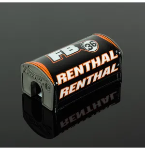 Renthal Fatbar36 Pehmuste Musta/Oranssi/Valkoinen kuva