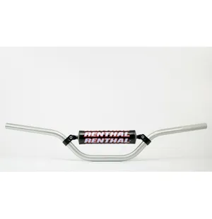 Renthal Ohjaustanko+Pehmuste 784 YZ85 02-.. CRF150 07-.. Mini Racer Silv. kuva