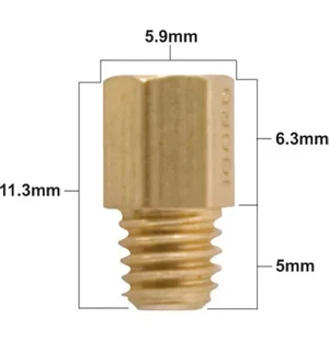 ProX Pääsuutin Mikuni 4/042 # 140 (5 kpl) kuva