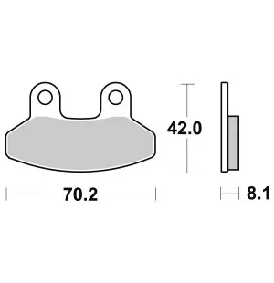 Sbs Bromsklossats Ceramic (792HF) image