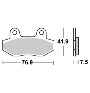 Sbs Bromsklossats Ceramic image