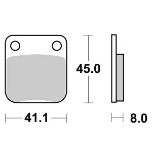 Sbs Bromsklossats Ceramic (536HF) image