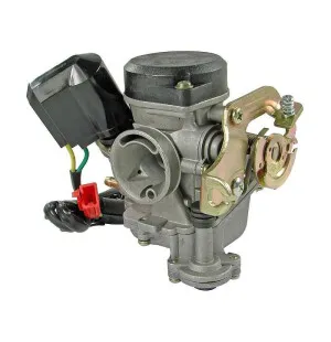 Kaasutin 18mm, Muovikansi, Kiina-skootterit 4-T 50cc / Kymco 4-T / SYM 4-T kuva