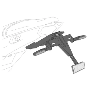 Puig Nylon Support To Move Catadrioptic C/Black kuva