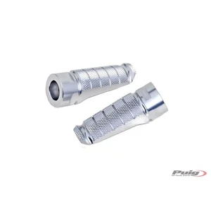 Puig Pair Footrests Hi-Tech Racing Right/Left C/Silver kuva