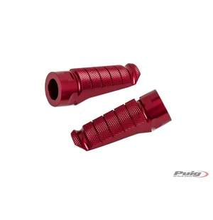 Puig Pair Footrests Hi-Tech Racing Right/Left C/Red kuva