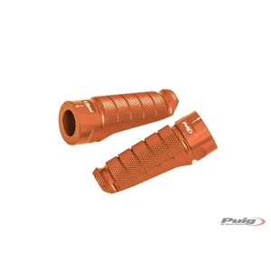 Puig Pair Footrests Hi-Tech Racing Right/Left C/Orange kuva