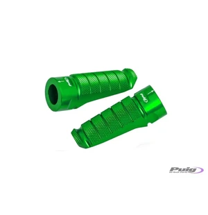 Puig Pair Footrests Hi-Tech Racing Right/Left C/Green kuva