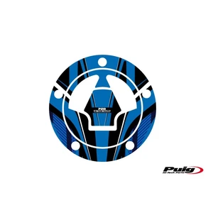 Puig Fuel Cap Cover Radical Kawasaki C/Blue kuva