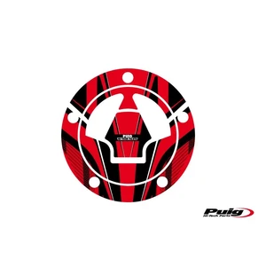 Puig Fuel Cap Cover Radical Kawasaki C/Red kuva