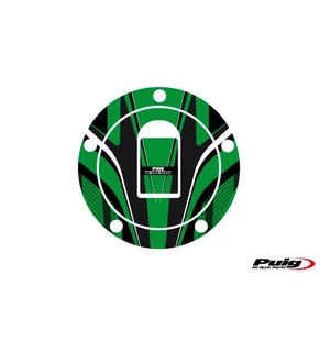 Puig Fuel Cap Cover Radical Kawasaki C/Green kuva