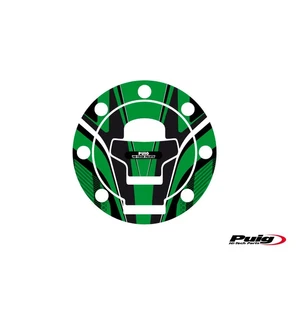 Puig Fuel Cap Cover Radical Suzuki 96-02 C/Green kuva