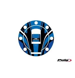 Puig Fuel Cap Cover Mod. Radical Yamaha C/Blue kuva