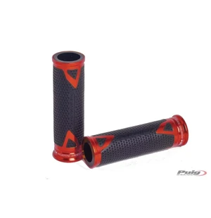 Puig Grips By Pair Puig Hi-Tech Radical Alu C/Red kuva