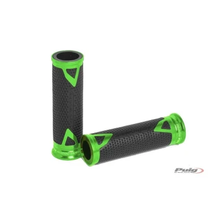 Puig Grips By Pair Puig Hi-Tech Radical Alu C/Green kuva