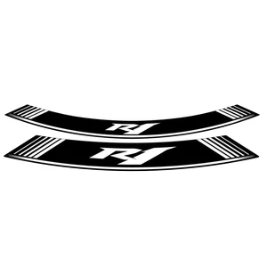 Puig Kit 8 Rim Strips R1 C/White kuva