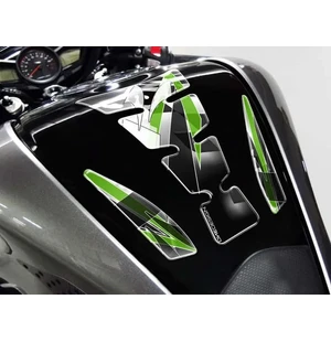 Puig Tank Pad Wings Kawasaki C/Black-Green kuva
