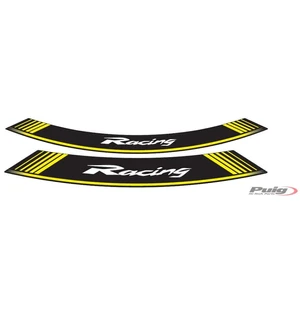 Puig Kit 8 Rim Strips Racing C/Yellow kuva