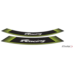 Puig Kit 8 Rim Strips Racing C/Green kuva