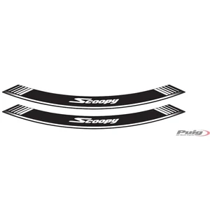Puig Kit 8 Rim Strips Scoopy C/Silver kuva