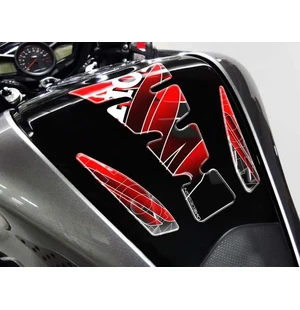 Puig Tank Pad Mod.Wings Honda C/Red-Black kuva