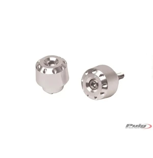 Puig Short Bar Ends Aluminium Kawasaki C/Silver kuva