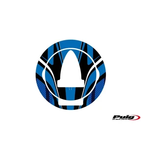 Puig Fuel Cap Cover Radical Aprilia C/Blue kuva
