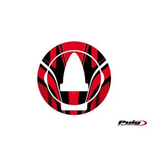 Puig Fuel Cap Cover Radical Aprilia C/Red kuva