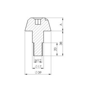 Puig Bar End Aluminum Large Bmw/Suzuki C/Black kuva