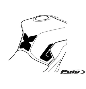 Puig Tank Pad + Side Part Yamaha Mt-09 13-16'C/Carbon kuva