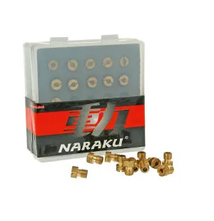 Naraku Suutinlajitelma, 5mm, #80 - #100 (11 kpl), Yhteensopiva: Dellorto kuva