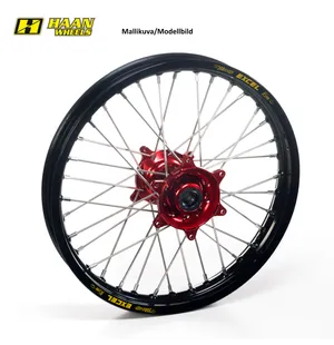 Haan wheel CRF150 07- 16-1,85 RED HUB/BLACK RIM kuva