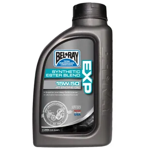 Bel-Ray EXP 15W-50 Synthetic Ester Blend 4T Engine Oil 1L kuva