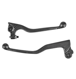 TNT Broms & Kopplingshandtag, Carbon-mönster, Yamaha DT 50 R, SM, Yamaha DT 50 X image