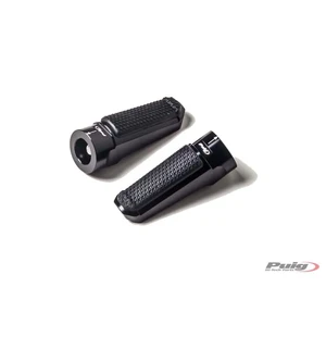 Puig Rear Sets Racing+Rubber Right/Left C/Black kuva